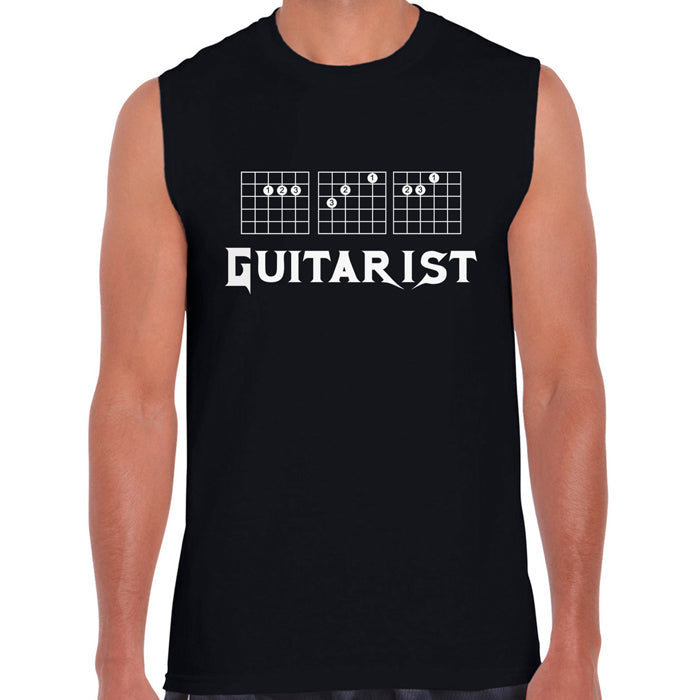 ACE GUITARIST Men's Muscle Tee Damage The Senses