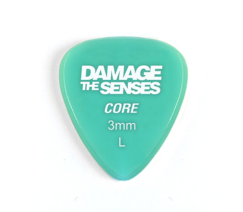 Acrylic Pick - Core 3mm (Aqua) Damage The Senses