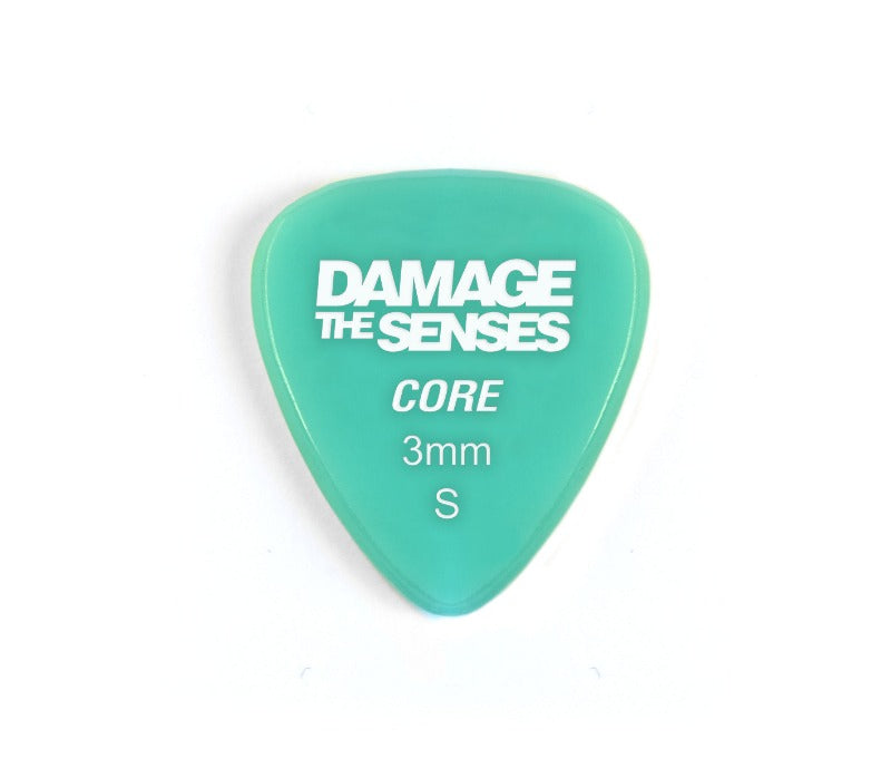 Acrylic Pick - Core 3mm (Aqua) Damage The Senses