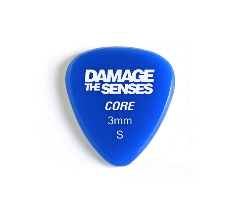 Acrylic Pick - Core 3mm (Blue) Damage The Senses