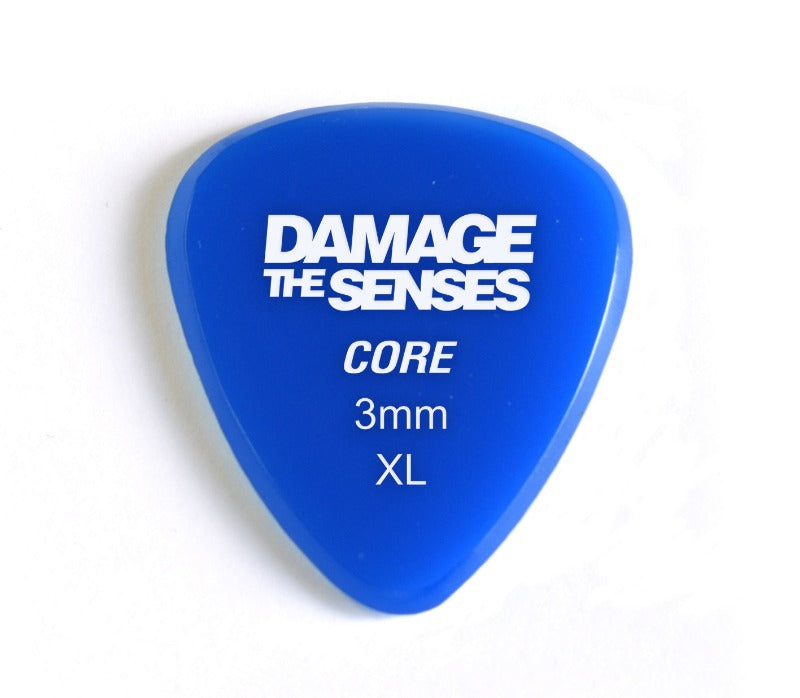 Acrylic Pick - Core 3mm (Blue) Damage The Senses