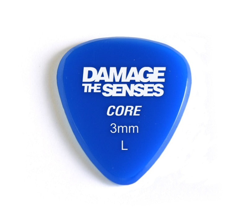 Acrylic Pick - Core 3mm (Blue) Damage The Senses