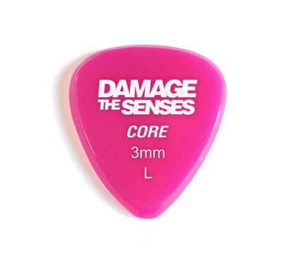 Acrylic Pick - Core 3mm (Fuschia) Damage The Senses