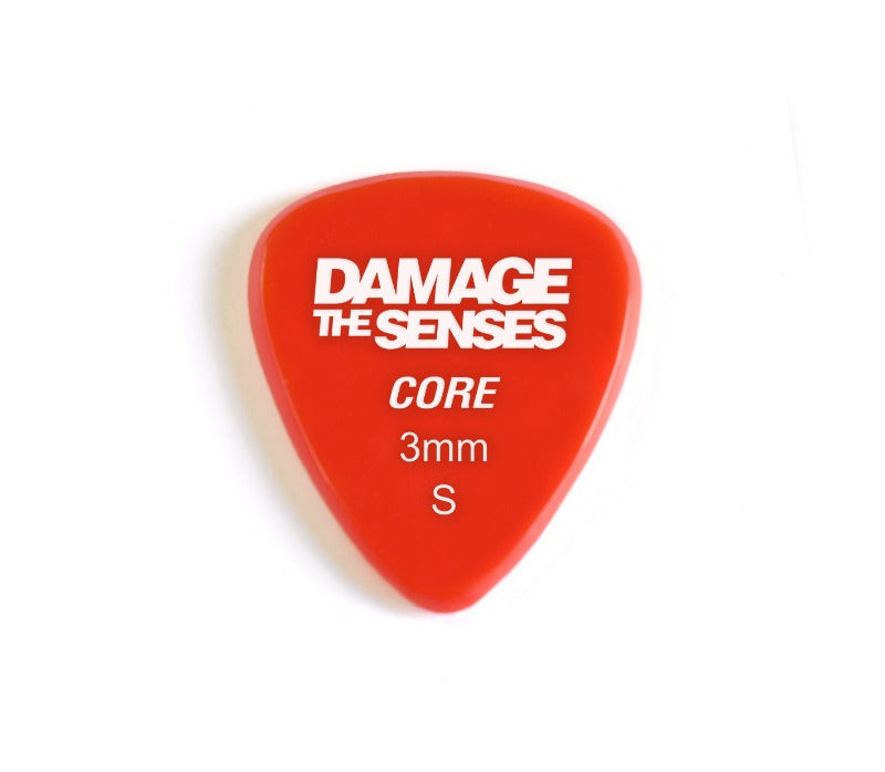 Acrylic Pick - Core 3mm (Red) Damage The Senses