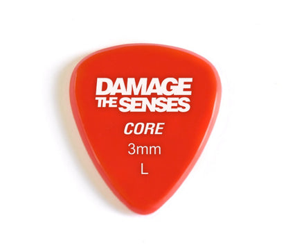 Acrylic Pick - Core 3mm (Red) Damage The Senses