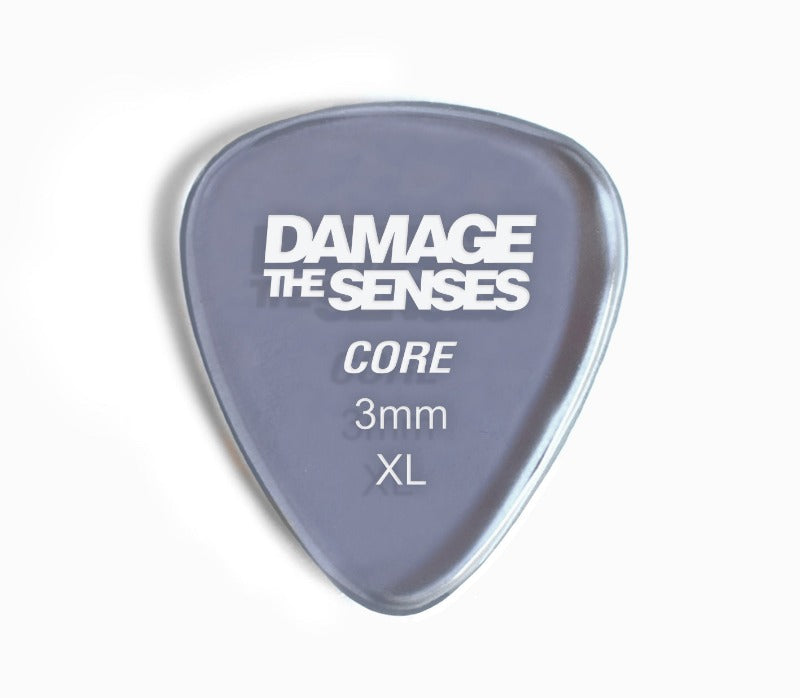 Acrylic Pick - Core 3mm (Smokey Purple) Damage The Senses