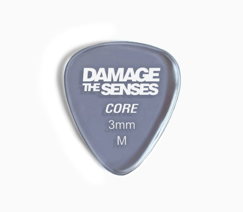 Acrylic Pick - Core 3mm (Smokey Purple) Damage The Senses