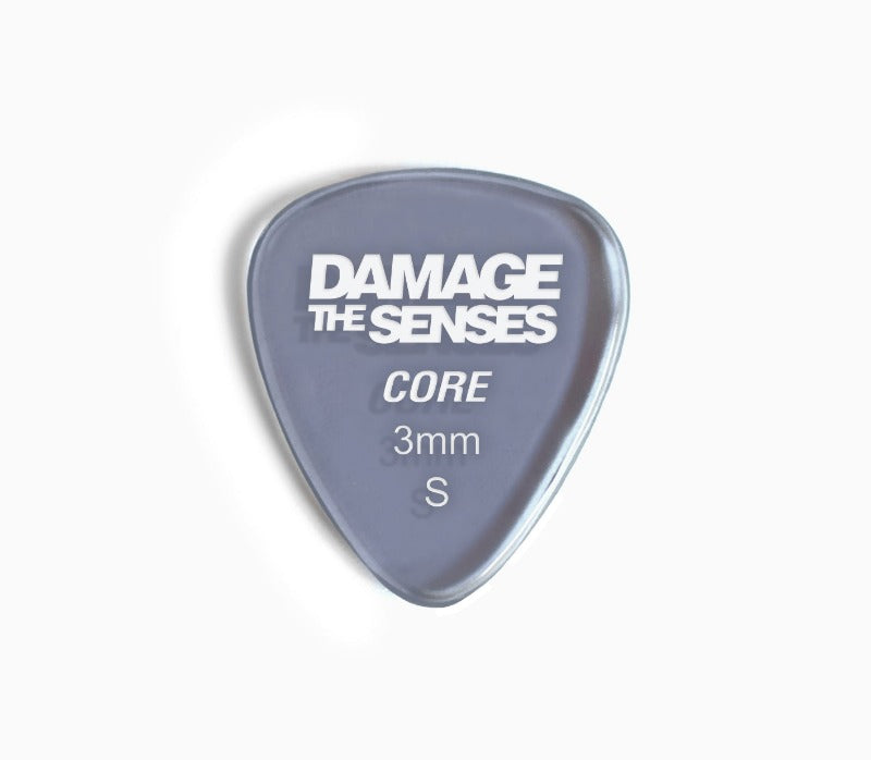 Acrylic Pick - Core 3mm (Smokey Purple) Damage The Senses