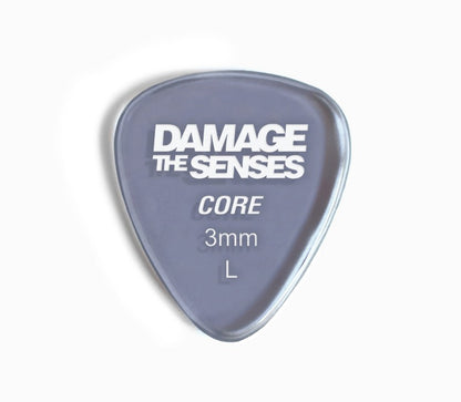 Acrylic Pick - Core 3mm (Smokey Purple) Damage The Senses