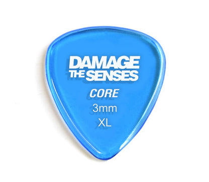 Acrylic Pick - Core 3mm (Trans Blue) Damage The Senses