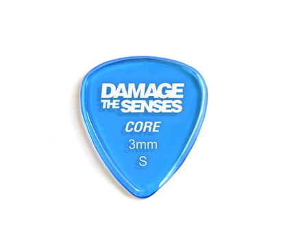 Acrylic Pick - Core 3mm (Trans Blue) Damage The Senses