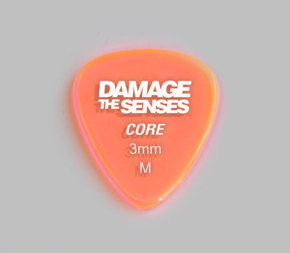 Acrylic Pick - Core 3mm (Trans Pink) Damage The Senses