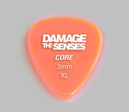 Acrylic Pick - Core 3mm (Trans Pink) Damage The Senses