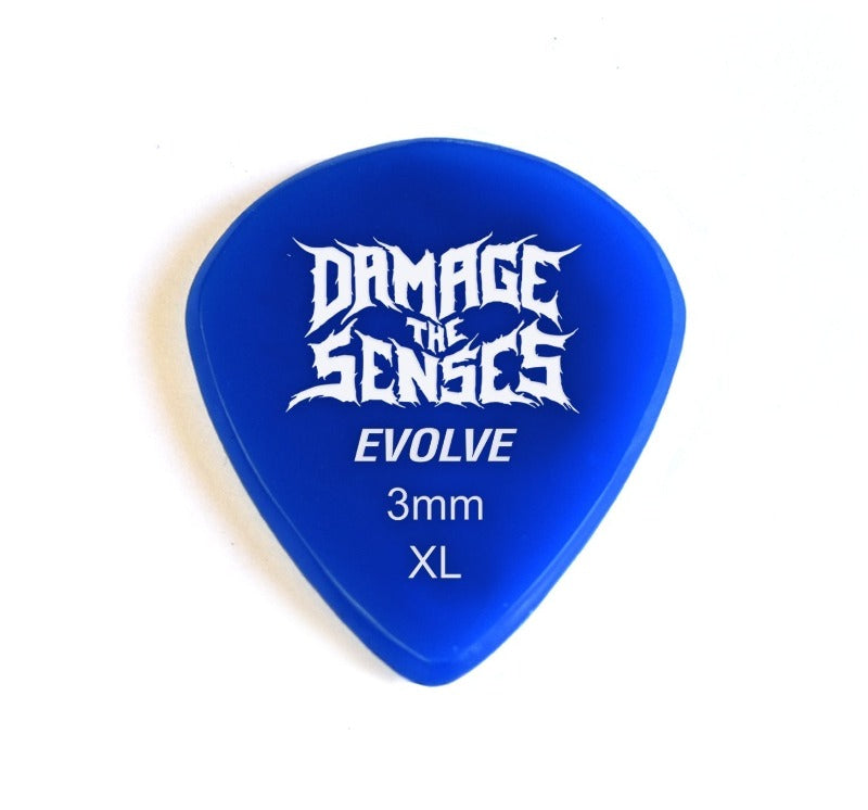 Acrylic Pick - Evolve 3mm (Blue) Damage The Senses