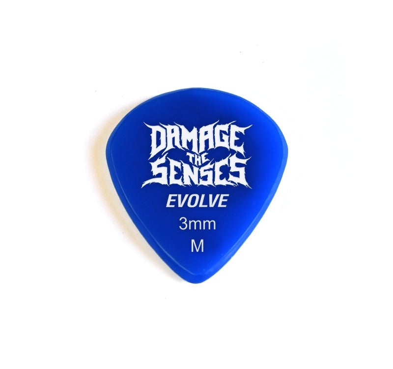 Acrylic Pick - Evolve 3mm (Blue) Damage The Senses