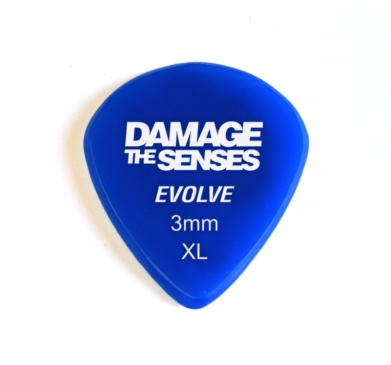 Acrylic Pick - Evolve 3mm (Blue) Damage The Senses