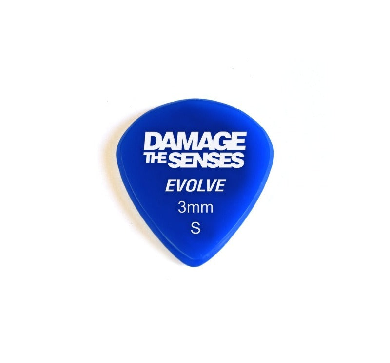 Acrylic Pick - Evolve 3mm (Blue) Damage The Senses