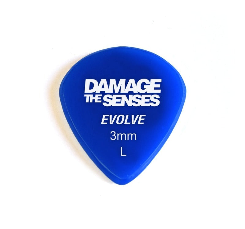 Acrylic Pick - Evolve 3mm (Blue) Damage The Senses