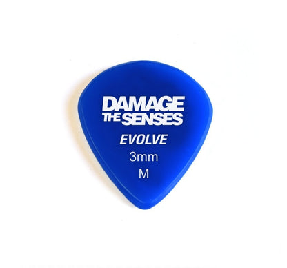 Acrylic Pick - Evolve 3mm (Blue) Damage The Senses