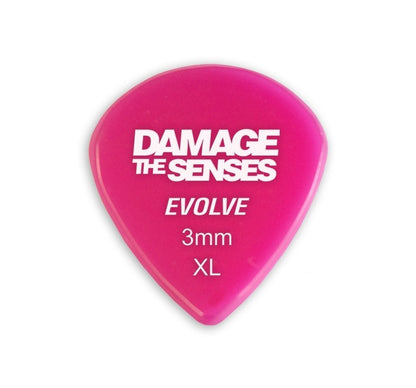 Acrylic Pick - Evolve 3mm (Fuschia) Damage The Senses