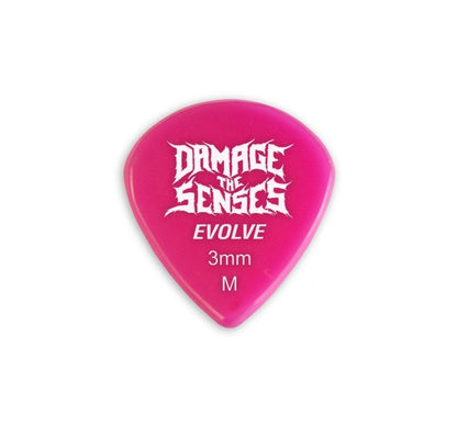 Acrylic Pick - Evolve 3mm (Fuschia) Damage The Senses