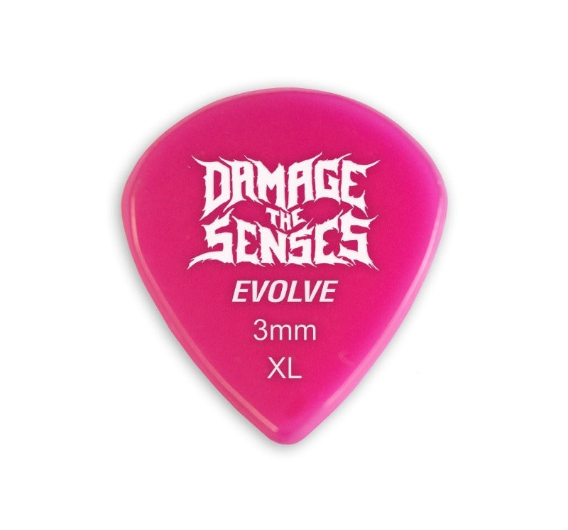 Acrylic Pick - Evolve 3mm (Fuschia) Damage The Senses