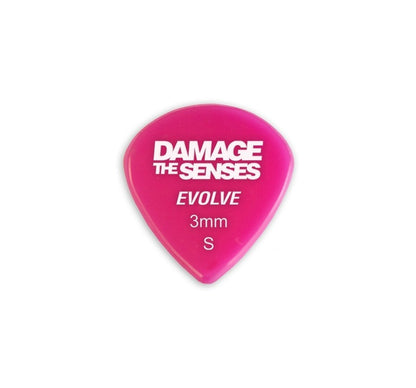 Acrylic Pick - Evolve 3mm (Fuschia) Damage The Senses