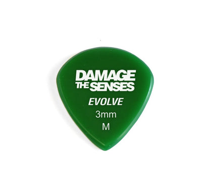 Acrylic Pick - Evolve 3mm (Green) Damage The Senses