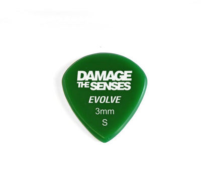 Acrylic Pick - Evolve 3mm (Green) Damage The Senses