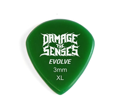 Acrylic Pick - Evolve 3mm (Green) Damage The Senses