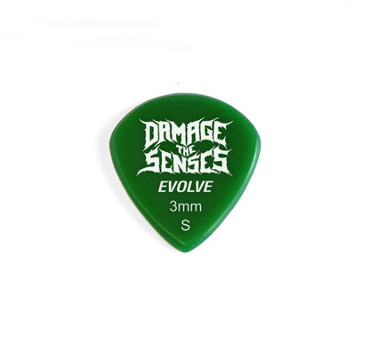 Acrylic Pick - Evolve 3mm (Green) Damage The Senses