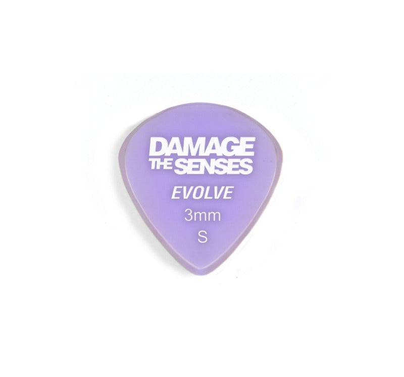 Acrylic Pick - Evolve 3mm (Lavender) Damage The Senses