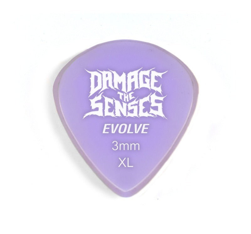 Acrylic Pick - Evolve 3mm (Lavender) Damage The Senses