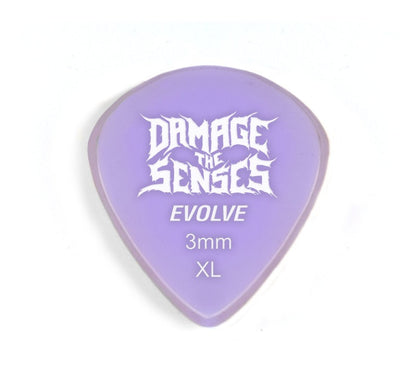 Acrylic Pick - Evolve 3mm (Lavender) Damage The Senses