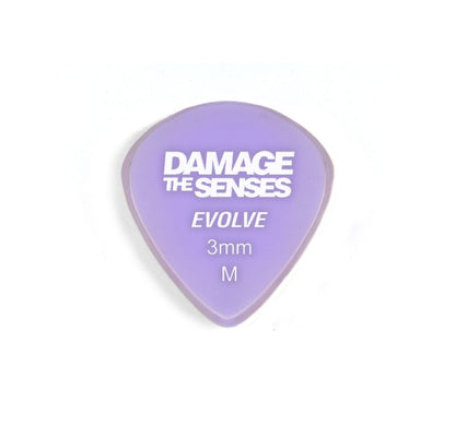 Acrylic Pick - Evolve 3mm (Lavender) Damage The Senses