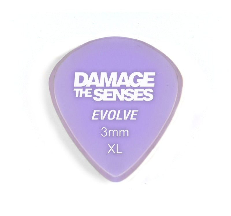 Acrylic Pick - Evolve 3mm (Lavender) Damage The Senses