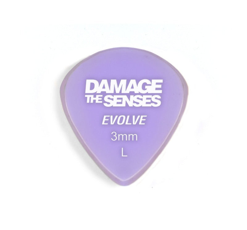 Acrylic Pick - Evolve 3mm (Lavender) Damage The Senses