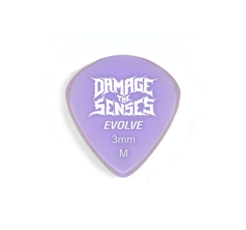 Acrylic Pick - Evolve 3mm (Lavender) Damage The Senses