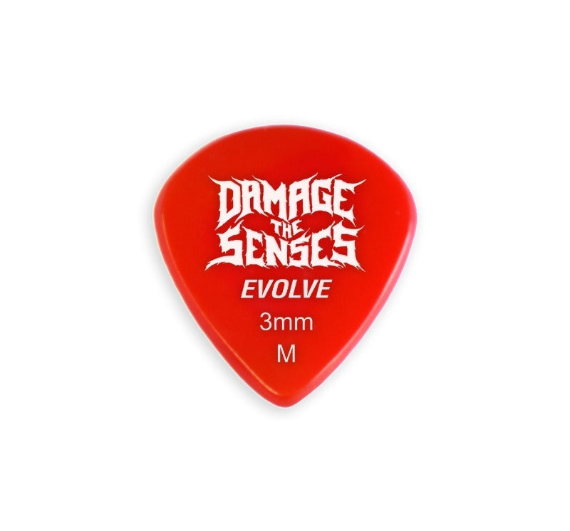 Acrylic Pick - Evolve 3mm (Red) Damage The Senses