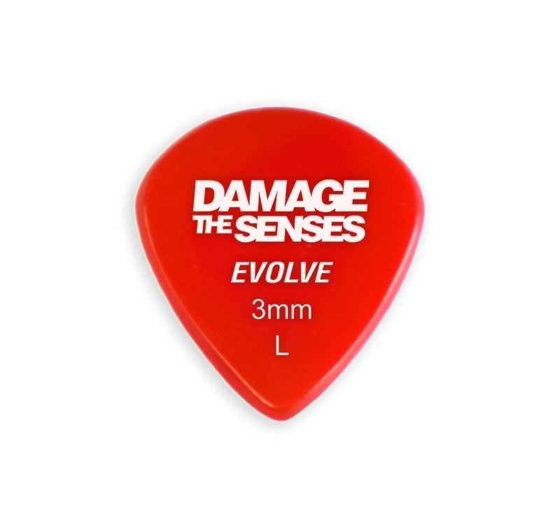 Acrylic Pick - Evolve 3mm (Red) Damage The Senses