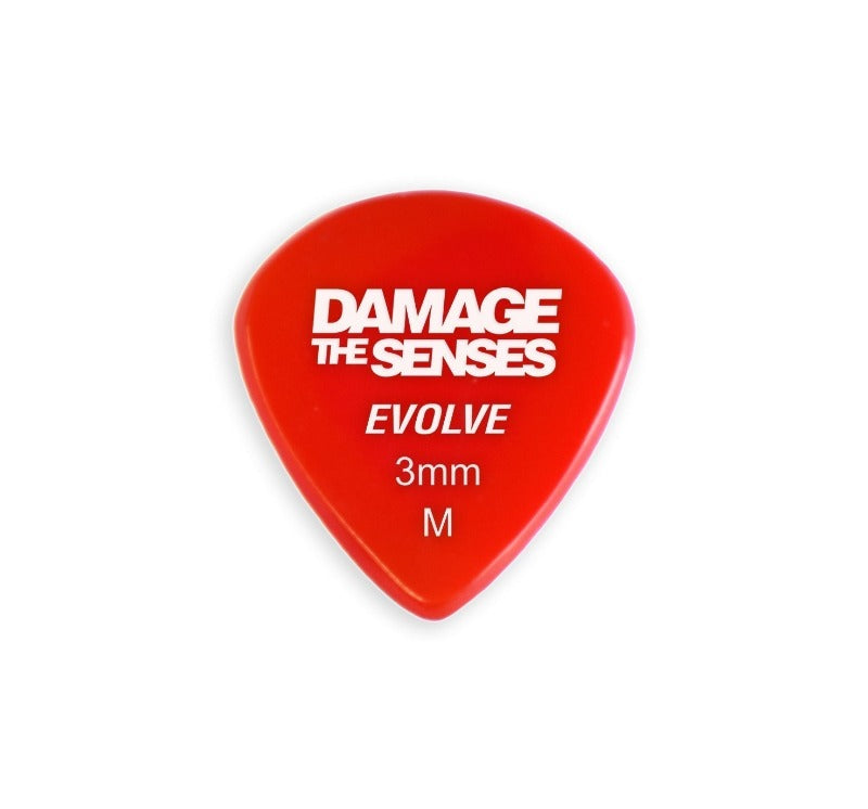 Acrylic Pick - Evolve 3mm (Red) Damage The Senses