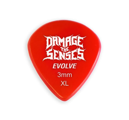 Acrylic Pick - Evolve 3mm (Red) Damage The Senses