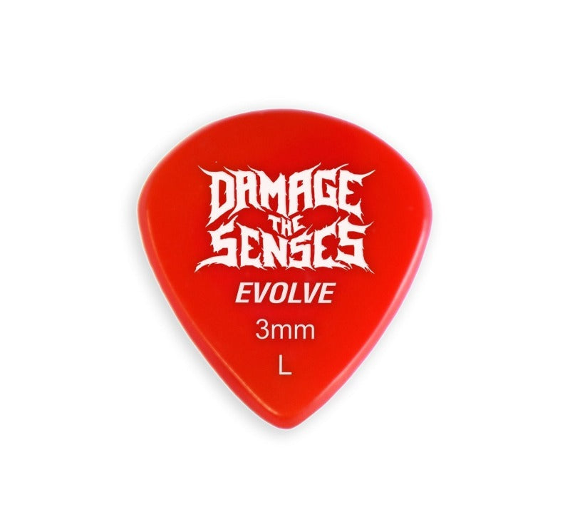 Acrylic Pick - Evolve 3mm (Red) Damage The Senses