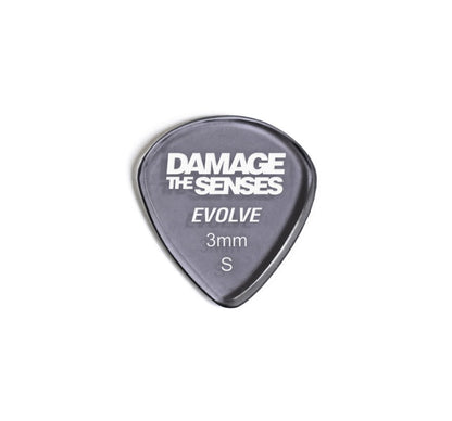 Acrylic Pick - Evolve 3mm (Smokey Purple) Damage The Senses