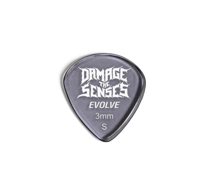 Acrylic Pick - Evolve 3mm (Smokey Purple) Damage The Senses