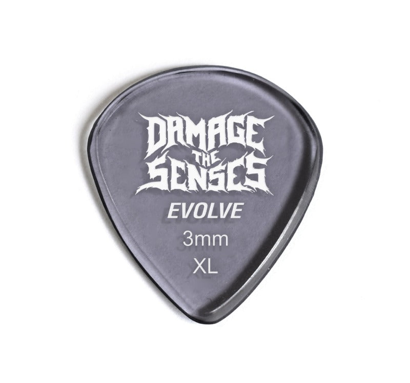 Acrylic Pick - Evolve 3mm (Smokey Purple) Damage The Senses