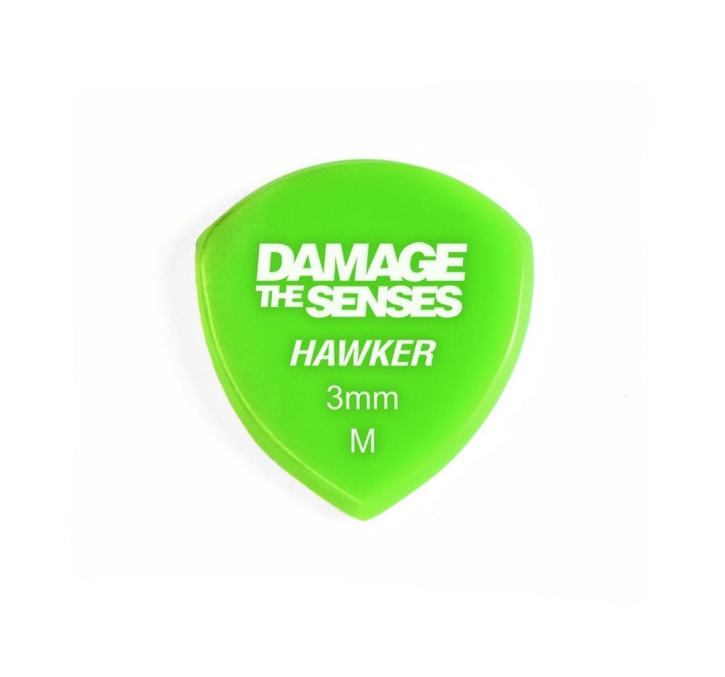 Acrylic Pick - Hawker 3mm (Apple Green) Damage The Senses