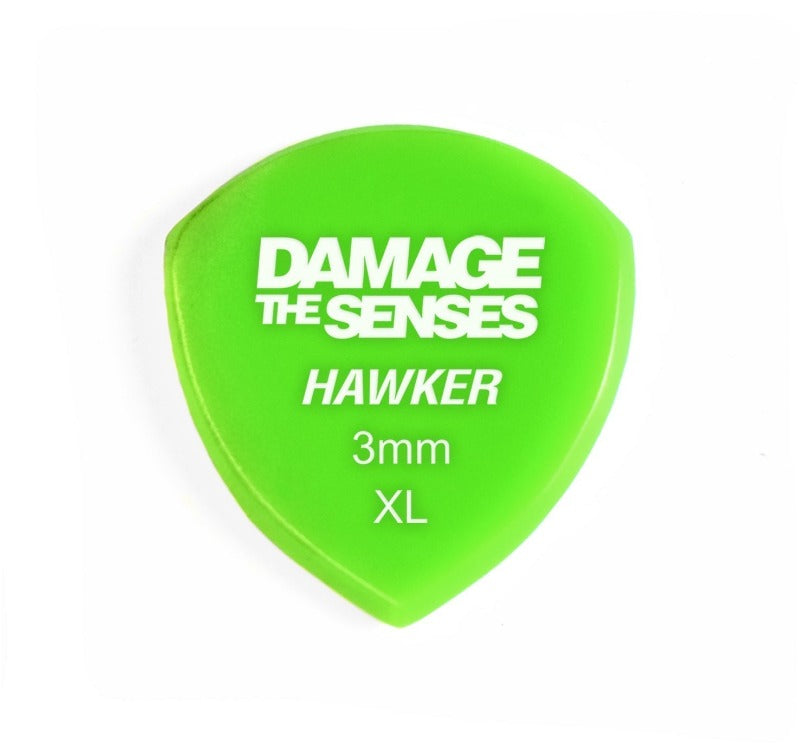 Acrylic Pick - Hawker 3mm (Apple Green) Damage The Senses