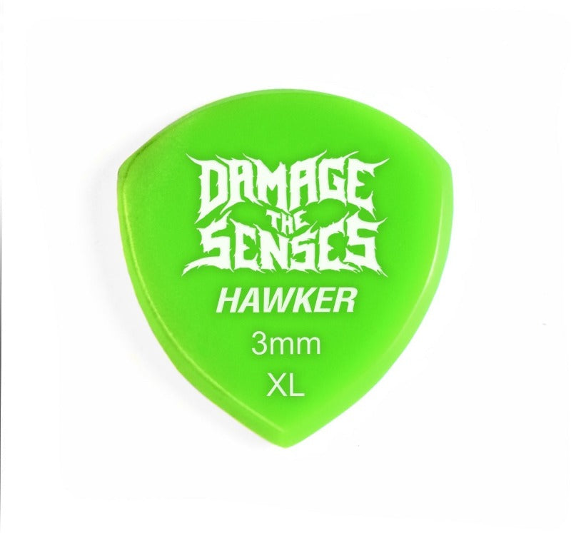 Acrylic Pick - Hawker 3mm (Apple Green) Damage The Senses