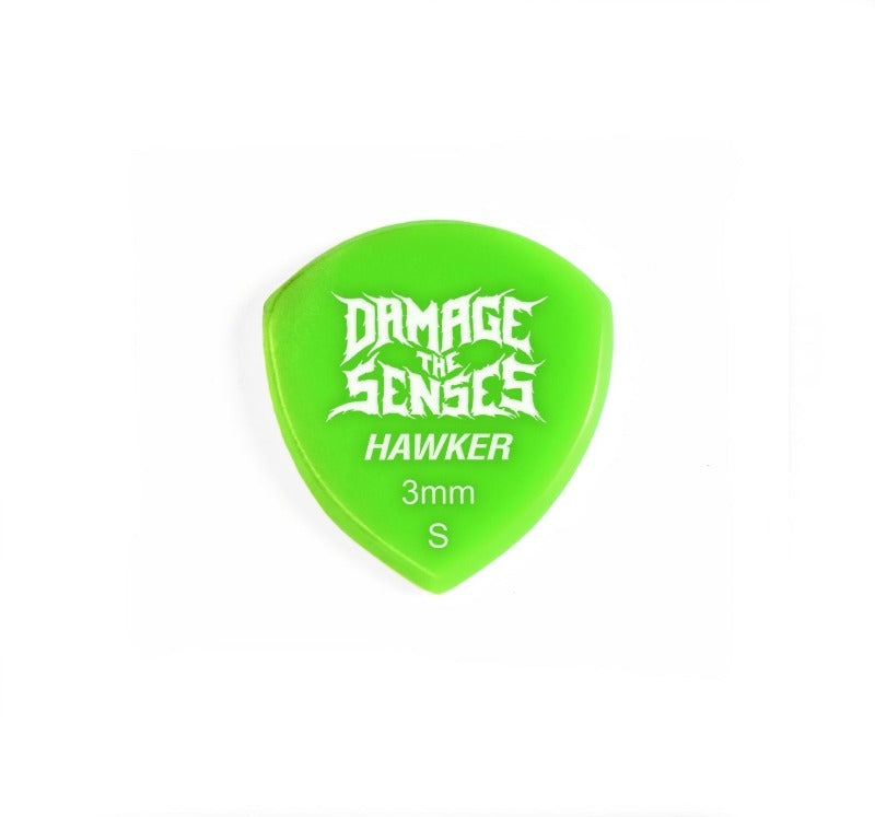 Acrylic Pick - Hawker 3mm (Apple Green) Damage The Senses